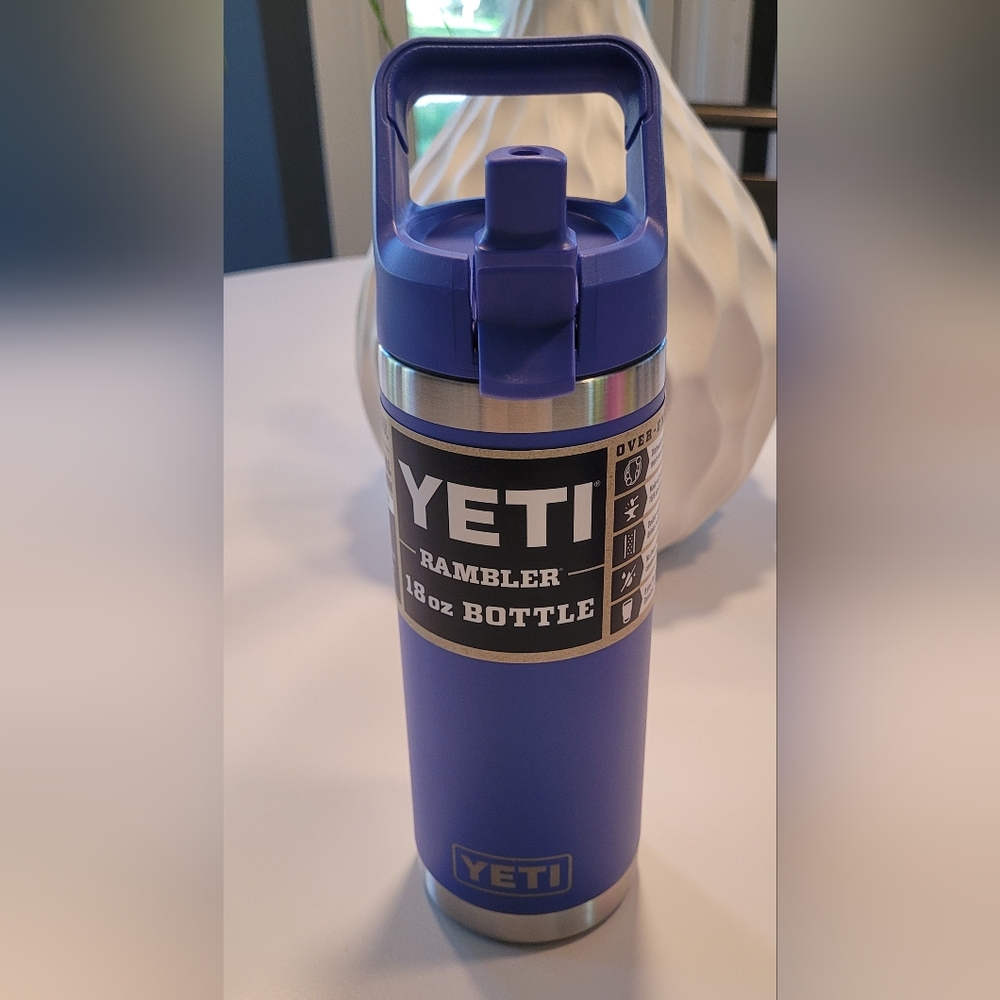 YETI Aquamarine Violet Rambler 18oz